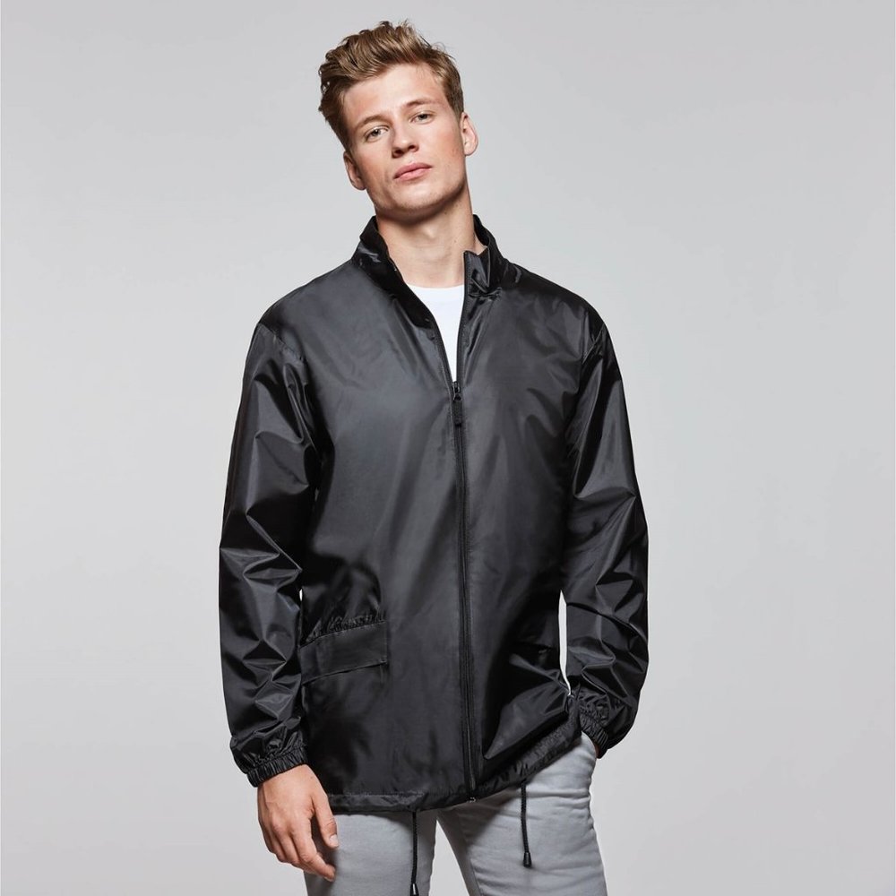 NWT Roly Navy Blue Water Repellent Raincoat‎
